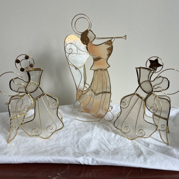 Capiz Seashell Ornaments - Picture 1 of 10